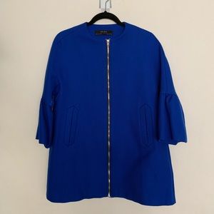 Zara Cropped Bell Sleeve Jacket